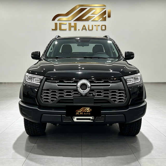 2020 Used Great Wall Poer 5‑Seat 4WD Automatic Black Pickup Truck For Export