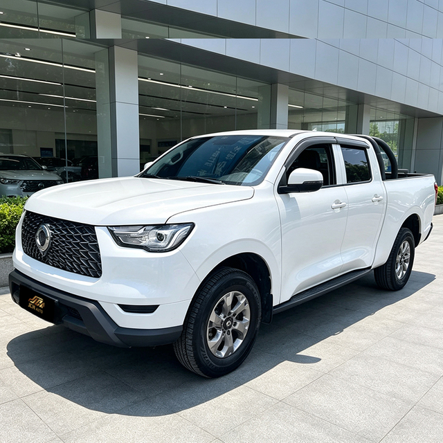 Used 2021 Great Wall Poer Commercial 2.0T Diesel 4WD Elite Long‑Bed Automatic Pickup,White,40000km,China‑VI Emission Standard For Export Wholesale